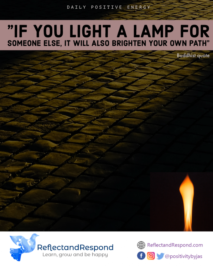 Light a Lamp and Brighten the path 1 buddhist quote light buddha lamp