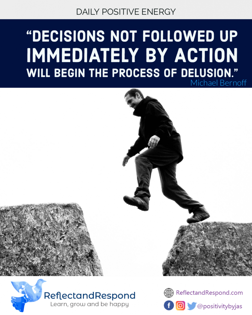 positive quote michael bernoff decision