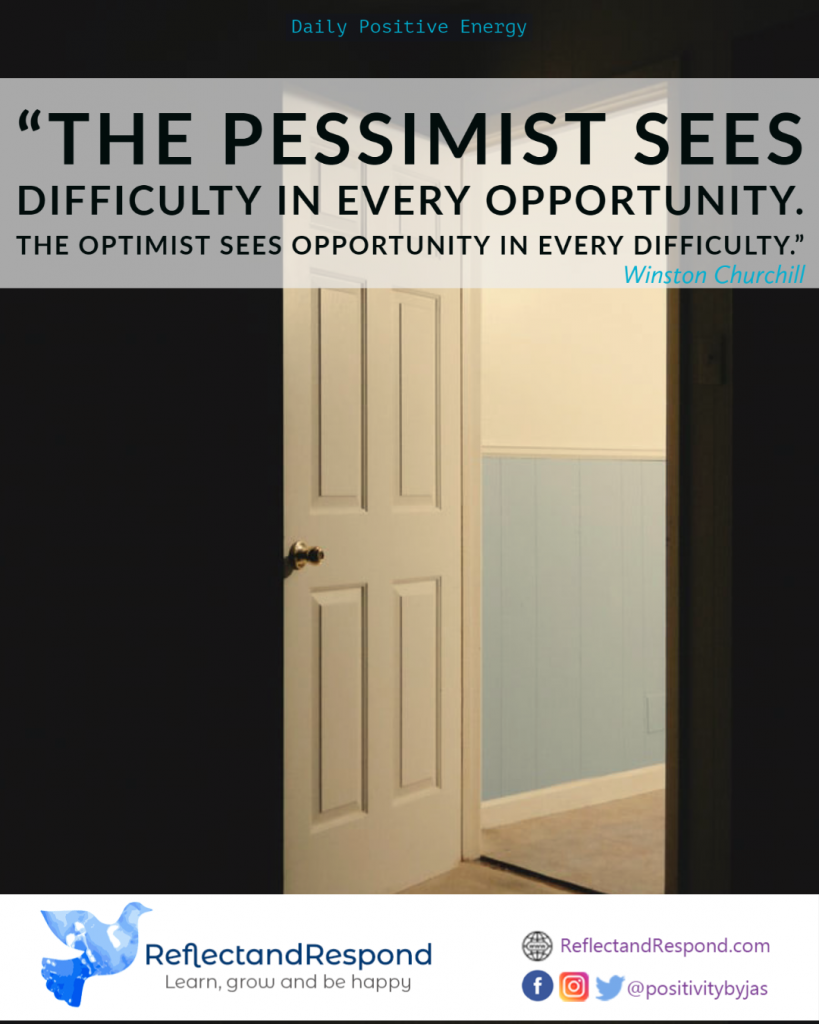 teen inspirational quote meditate pessimist - ReflectandRespond