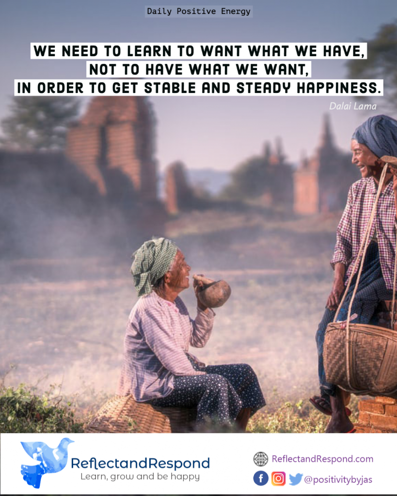 Daily Buddhist quotes Dalai Lama learn want