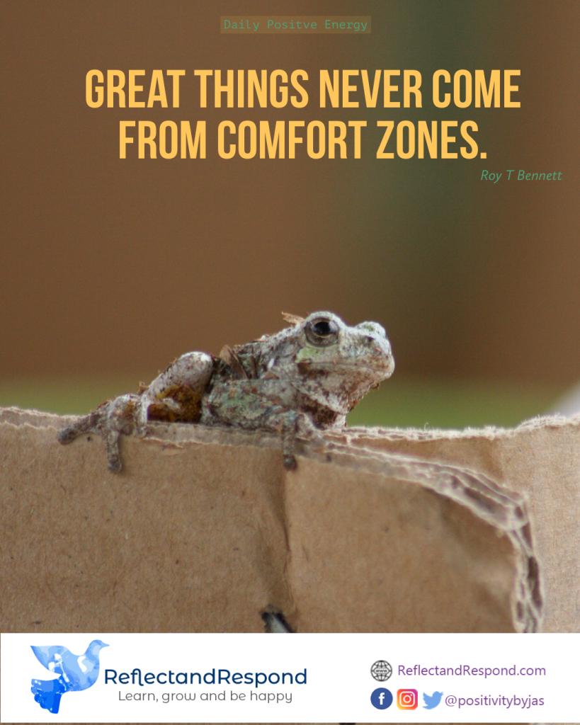 leadership quotes roy Bennett comfort zone