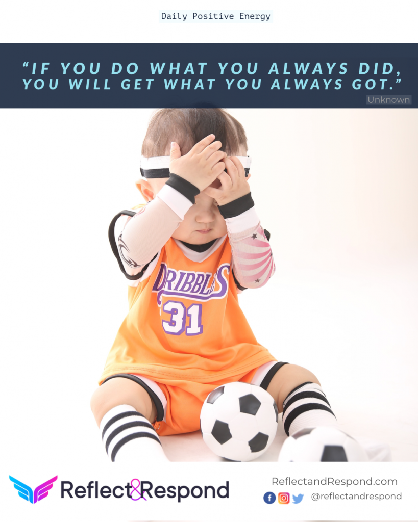 Daily positive quote do what always did